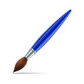 Paint brush on white background