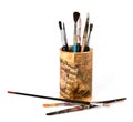 Paint brushes Royalty Free Stock Photo