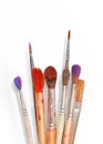 Paint brushes isolated Royalty Free Stock Photo