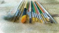 Paint brushes Royalty Free Stock Photo