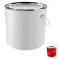 Paint can isolated