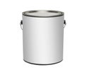 Paint can, isolated on white Royalty Free Stock Photo