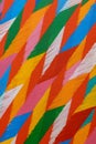 Paint on Canvas: Abstract Pattern in Multi Colors Hues - Background