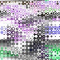 Paint colorful dotted spots. Grunge element for modern design. Emotional art. Abstract background. Purple, green, red, white.