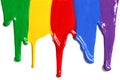 Paint dripping Royalty Free Stock Photo