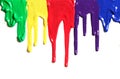 Paint dripping Royalty Free Stock Photo