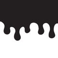 Paint dripping ink. Template background flowing down. Abstract banner with space for your text. Easy edit color. Vector