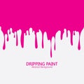 Paint dripping. Dripping liquid. Paint flows. Current paint stains. Current drops. Dripping blood. Seamless pattern. Current inks