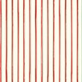 Paint effect Christmas stripe design in red and green. Seamless geometric vector pattern on cream white background Royalty Free Stock Photo