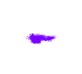 Beautiful purple smear paint brush for draw