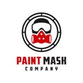 Paint mash company logo design