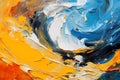 Paint, painting background with space for text or image, Generated ai, generative, ai