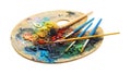 Paint palette Royalty Free Stock Photo