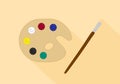 Paint Pallete Clipart by Pitripiter Royalty Free Stock Photo