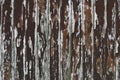 Paint peeling wooden old wall Royalty Free Stock Photo