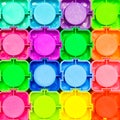 Paint pots Royalty Free Stock Photo