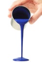 Paint pouring Royalty Free Stock Photo