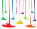 Paint pouring Royalty Free Stock Photo