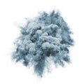 Paint powder gray color explosion particle dust cloud splash abstract texture background Royalty Free Stock Photo