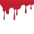 Paint Red color dripping, Color Droping Background illust Royalty Free Stock Photo
