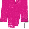Paint roller abstract pink background isolated on a white background. Royalty Free Stock Photo