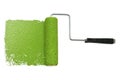 Paint Roller With Green Royalty Free Stock Photo
