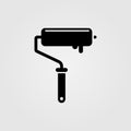 Paint roller symbol. Color painter icon Royalty Free Stock Photo