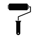 Paint roller vector icon Royalty Free Stock Photo