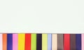 Paint Sample Color Swatch. RGB. CMYK. Color Sample Stock Photo
