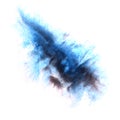 Paint splash black,blue ink stain watercolour blob spot brush wa Royalty Free Stock Photo