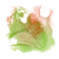 Paint splash color ink watercolor isolate lime stroke splatter green red watercolour aquarel brush