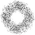 Paint Splash Spray. Abstract Blot of Dots. Explosion of Circles. Design element. Vector