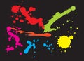 Paint splat background Royalty Free Stock Photo