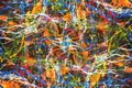 Paint splattered wall texture. High resolution abstract color background