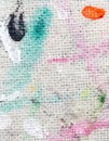 Paint stains on the fabric as background Royalty Free Stock Photo