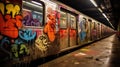 paint subway wall