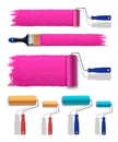 Paint Tools Set Royalty Free Stock Photo