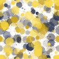 Paint stains seamless splatter, spray blots, spots Royalty Free Stock Photo