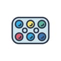 Paint Tray Icon for Home Projects Royalty Free Stock Photo