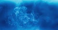 Paint water smoke flow ink drop blue light cloud Royalty Free Stock Photo