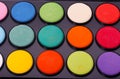 Paint watercolors pallet close up Royalty Free Stock Photo