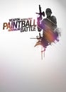 Paintball or airsoft background