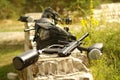 Paintball equipment Royalty Free Stock Photo