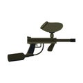 Paintball gun isolated. Sports weapons. Play rifle Royalty Free Stock Photo