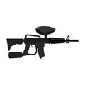 Paintball gun isolated. Sports weapons. Play rifle Royalty Free Stock Photo