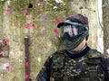 Paintball player Royalty Free Stock Photo