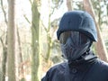 Paintball player Royalty Free Stock Photo