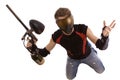 Paintball player Royalty Free Stock Photo