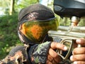 Paintball player