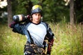 Paintball shooter Royalty Free Stock Photo